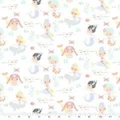 Springs Creative Mermaid Cotton Fabric