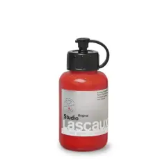 Lascaux Studio Acrylic Paint, 85mL 924 Permanent Red Deep