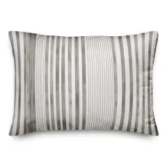Stripes Watercolor Throw Pillow