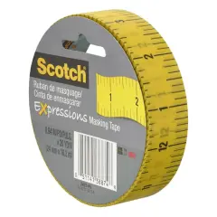 3M Scotch&reg; Expressions Masking Tape, Ruler