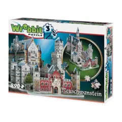 Wrebbit 3D Puzzle&trade; Neuschwanstein Castle 890 Piece Puzzle