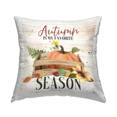 Stupell Industries Autumn Is My Favorite Outdoor Printed Pillow