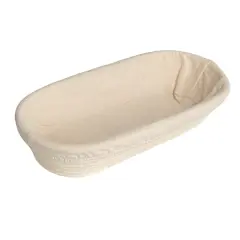 Hello Honey&reg; 13.75" Chic White Oval Rattan Tray