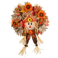 30" Scarecrow Autumn Wreath