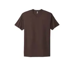 Next Level Neutrals Crew Neck Unisex Cotton T-Shirt Dark Chocolate