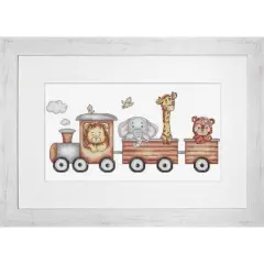 Luca-s Train Journey Counted Cross Stitch Kit
