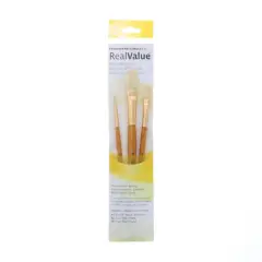 Princeton&trade; RealValue&trade; Natural Hair Bristle 3 Piece Brush Set