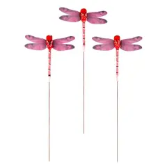 Dragonflies, 3ct. by Ashland&reg; Pink