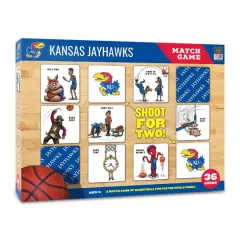 College Team Licensed Memory Match Game Kansas Jayhawks