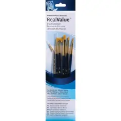 Princeton&trade; RealValue&trade; Golden Taklon 6 Piece Brush Set