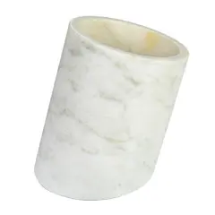 Hello Honey&reg; 6" Minimalist Angled Marble Bottle Holder