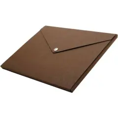 JAM Paper Brown Kraft 9.25" x 12.25" Recycled Portfolio