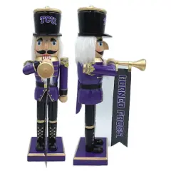 14" College Bugler Nutcracker TCU