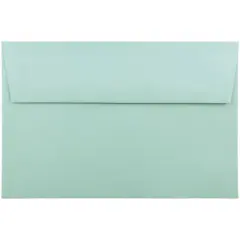 JAM Paper A9 Aqua Blue Invitation Envelopes