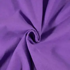 Fabric Merchants Solid Cotton Jersey Knit Fabric Purple
