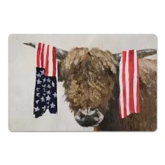 Patriotic Hyland Floor Mat