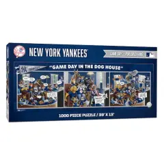 MLB Game Day in the Dog House 1,000 Piece Puzzle New York Yankees