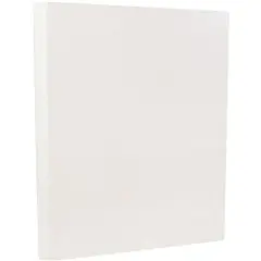 JAM Paper White 8.5" x 11" Parchment Cardstock, 250 Sheets