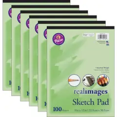 Pacon&reg; Real Images&trade; 9" x 12" Sketch Pad, 6ct.