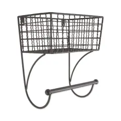 DII&reg; Small Farmhouse Towel Rack Gray