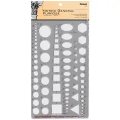 Pickett&reg; Metric General Purpose Inking Template