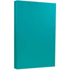 JAM Paper Recycled 8.5" x 14" 65lb. Cardstock, 50 Sheets Sea Blue