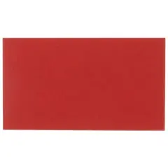 JAM Paper 2" x 3.5" Blank Flat Note Cards, 500ct. Red