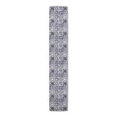 Blue Tiles Outdoor Table Runner