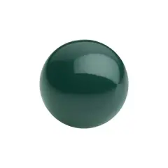 Preciosa Maxima Gemcolor Pearl Beads, 12mm Malachite