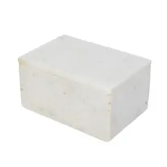 Hello Honey&reg; White Marble Box Storage Container with Lid