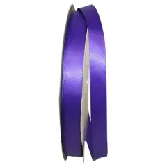 JAM Paper 5/8" x 100yd. Double Face Satin Ribbon Purple Haze