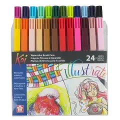 Sakura&reg; Koi Watercolor Brush Pen 24 Color Set