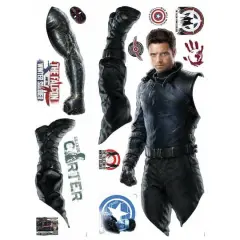 RoomMates Marvel Falcon & The Winter Soldier Peel & Stick Giant Wall Decal