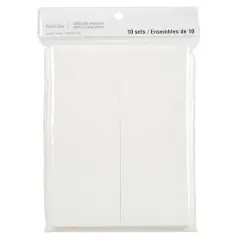 Ivory Gatefold Cards & Envelopes by Recollections&trade;, 5" x 7"