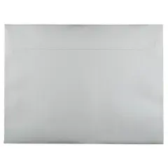 JAM Paper Silver Stardream 9" x 12" Open End Envelopes