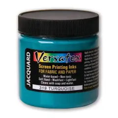Jacquard Versatex Screen Printing Ink, 4oz. 319 Turquoise