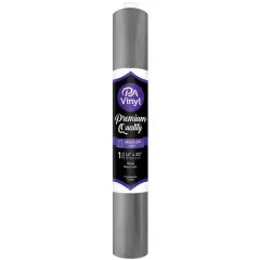 PA Vinyl Matte Iron On Vinyl Silver