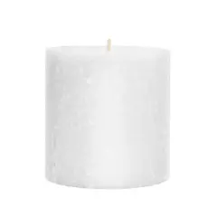 Root Candles 3" x 3" Unscented Timberline&trade; Pillar Candle White