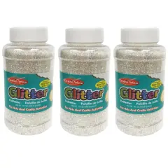 Charles Leonard Creative Arts&trade; 16oz. Glitter, 3ct. Iridescent