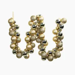 6ft. Gold Ball Ornament Garland by Ashland&reg;