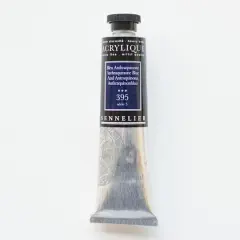Sennelier Extra Fine Artists' Acrylic Paint, 60mL 395 Anthraquinone Blue S5