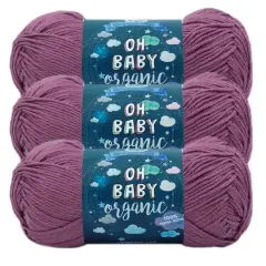 3 Pack Lion Brand&reg; Oh Baby&reg; Yarn Mauve