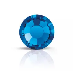 Preciosa MAXIMA SS20 Flatback Hotfix Czech Crystals, 144ct. Capri Blue