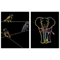 Now You See It!&reg; Color Splash 8.5" x 11" Art Papers, 30 Sheets