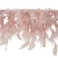 6" Natural Feather Trim by Celebrate It&reg; Rose