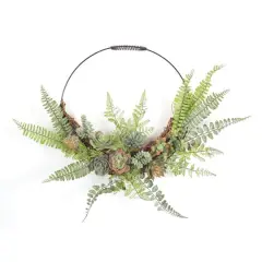 2ft. Fern & Succulent Wall D&eacute;cor Accent