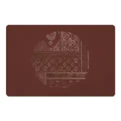 Circle Fall Pattern Floor Mat