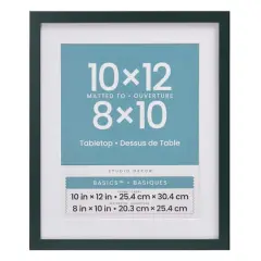 Basics&trade; Linear Tabletop Frame with Mat by Studio D&eacute;cor&reg; Hunter