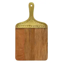 18" Brown Wood Natural Decorative Cutting Board