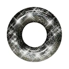 PoolCandy Glitterfied&reg; Black Onyx Jumbo Pool Tube